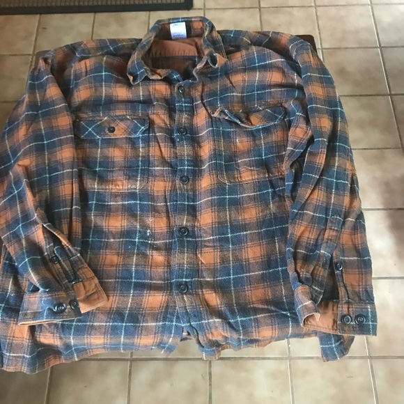 Vintage Rare Patagonia Men’s Heavyweight Organic Cotton Flannel Shirt - Picture 4 of 15